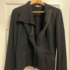 Cabi Medium black blazer with funky collar